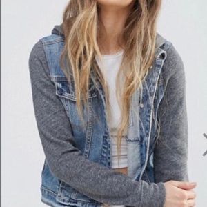 Hollister Hooded Denim Jacket